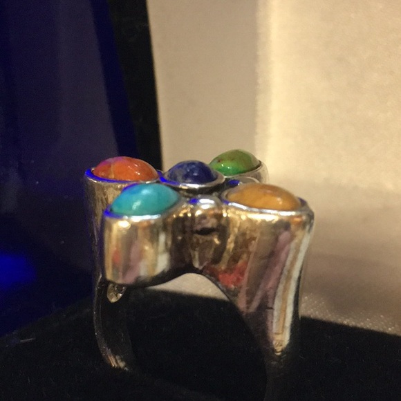 Studio Barse Jewelry - Vintage Barse Sterling Silver Turquoise Cross Ring